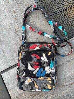 Vera Bradley Quilted Crossbody in Black, Red, Blue, Gray, Cream
